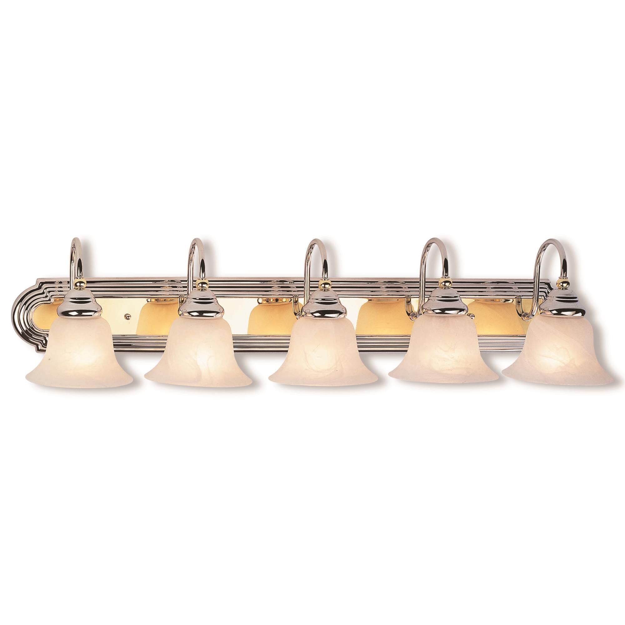 Belmont 36 Inch 5 Light Bath Vanity Light by Livex Lighting
